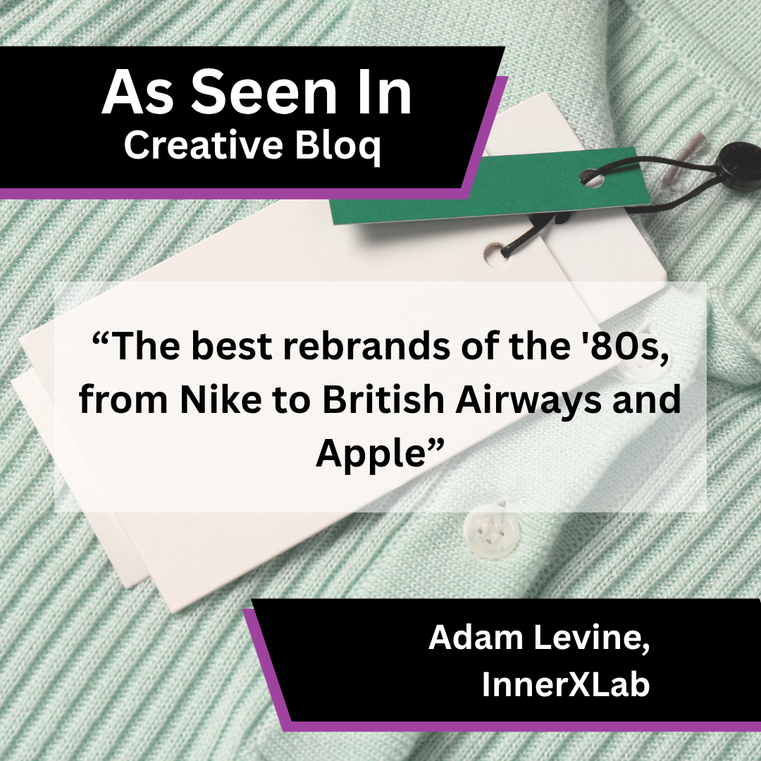 Adam Levine of InnerXLab on 1980s rebrands in Creative Bloq