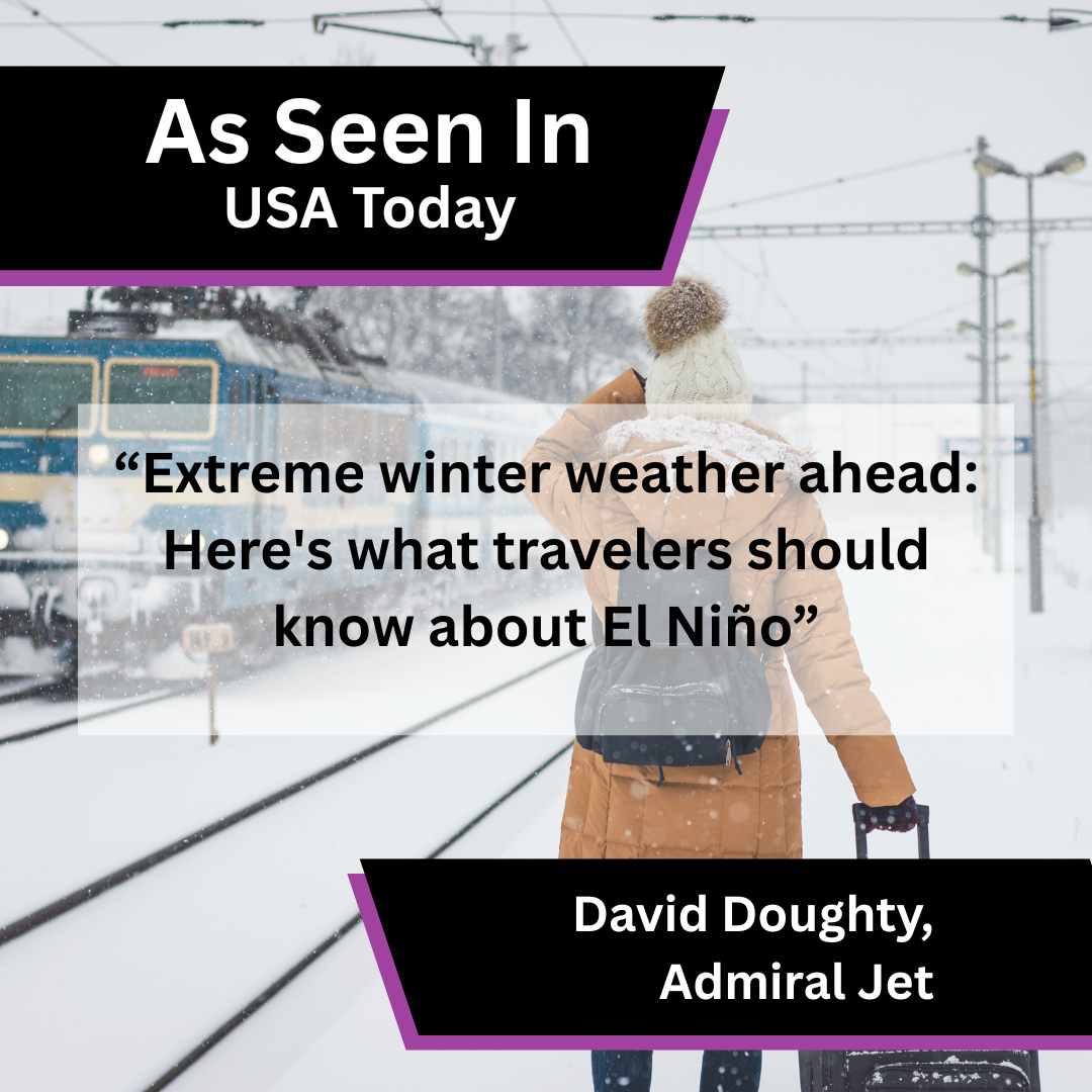 David Doughty of Admiral Jet on winter flight disruption in USA Today