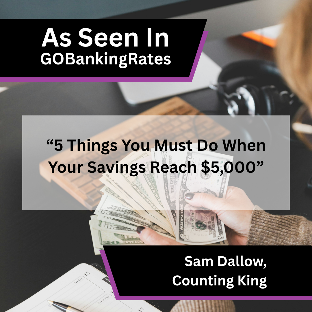 Sam Dallow of Counting King on savings advice in GOBankingRates