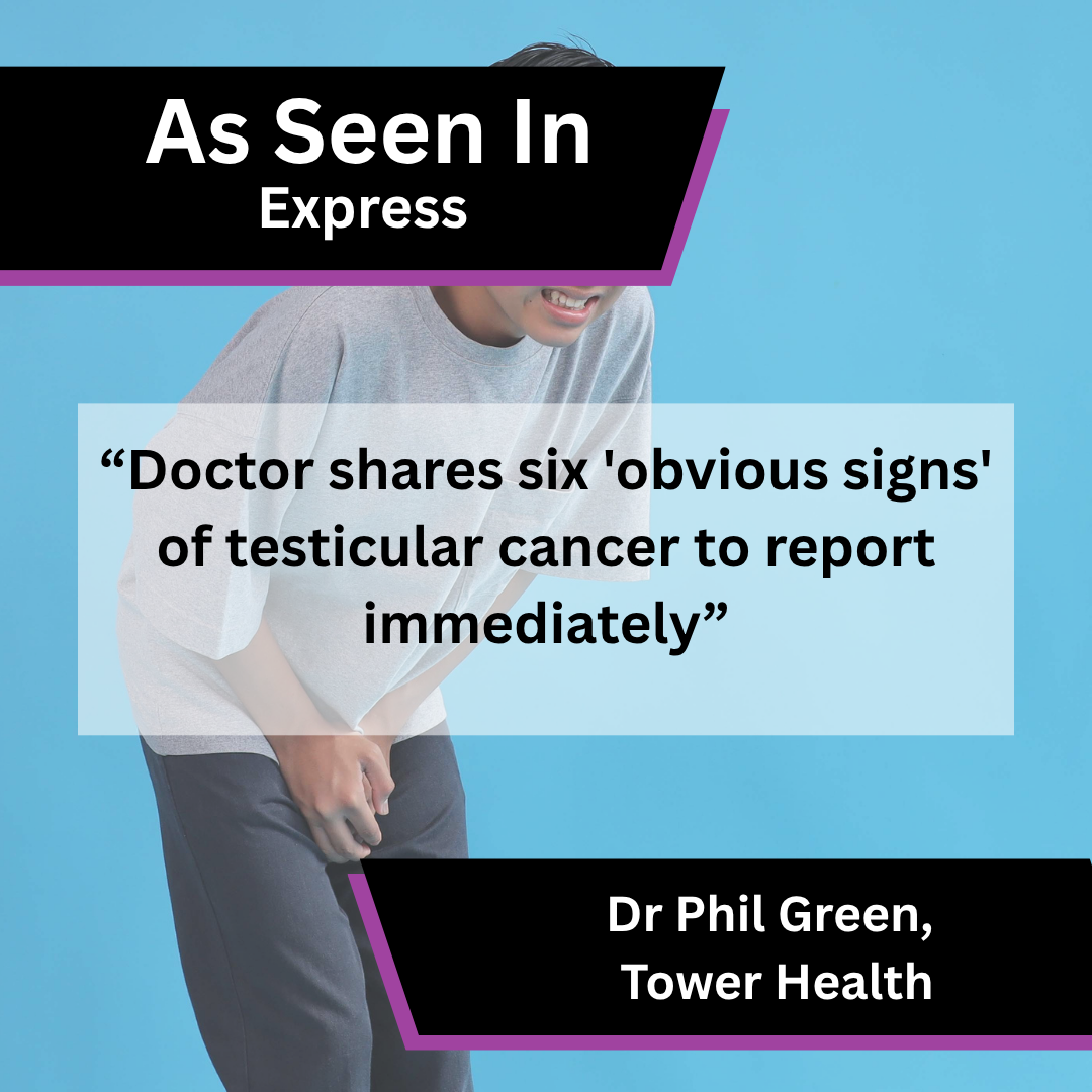Dr Phil Green of Tower Health on testicular cancer symptoms in Express