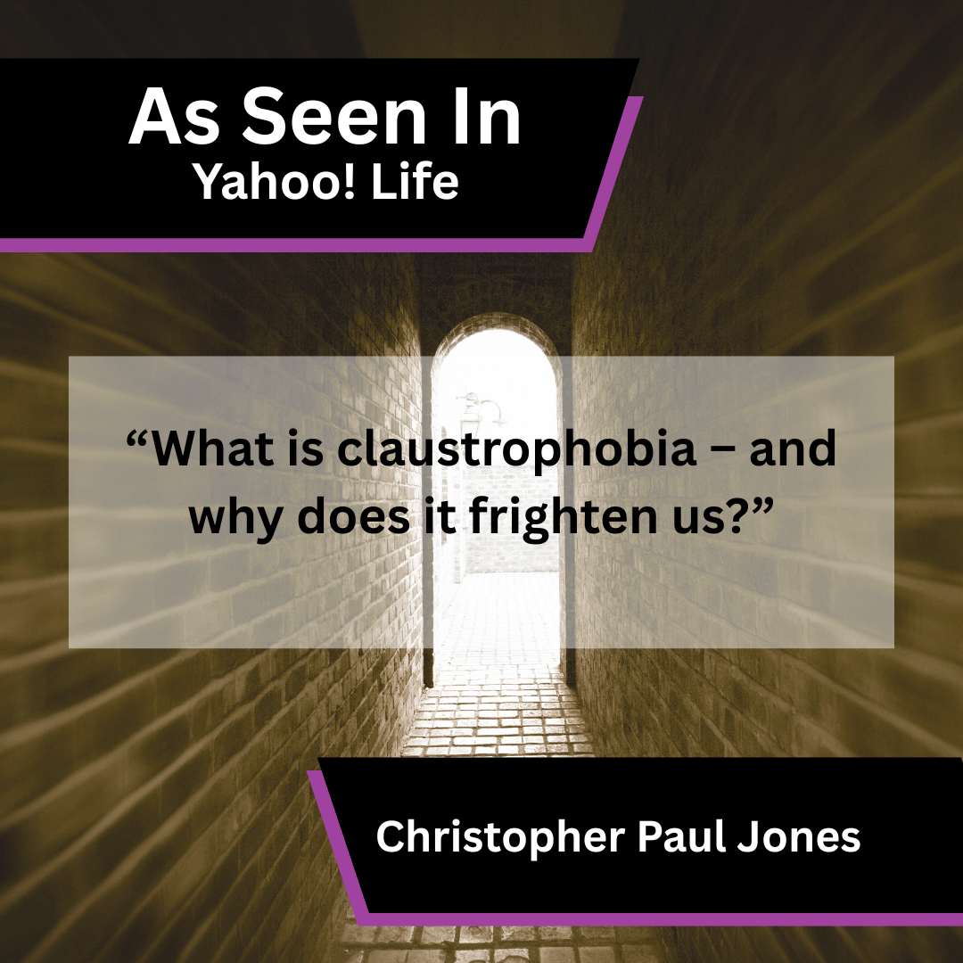Christopher Paul Jones on claustrophobia in Yahoo! News