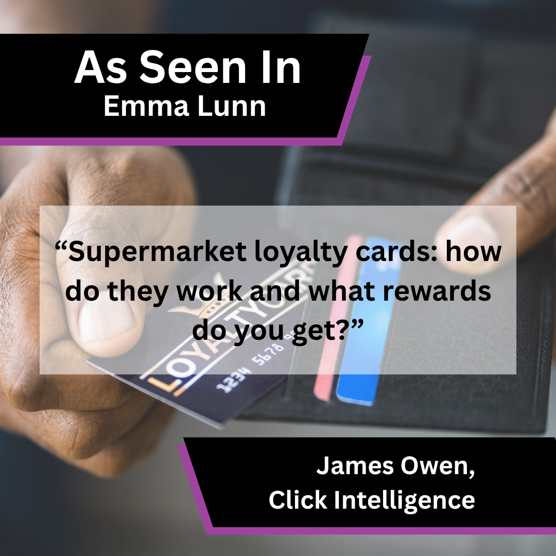 James Owen of Click Intelligence on supermarket loyalty cards in GoodtoKnow