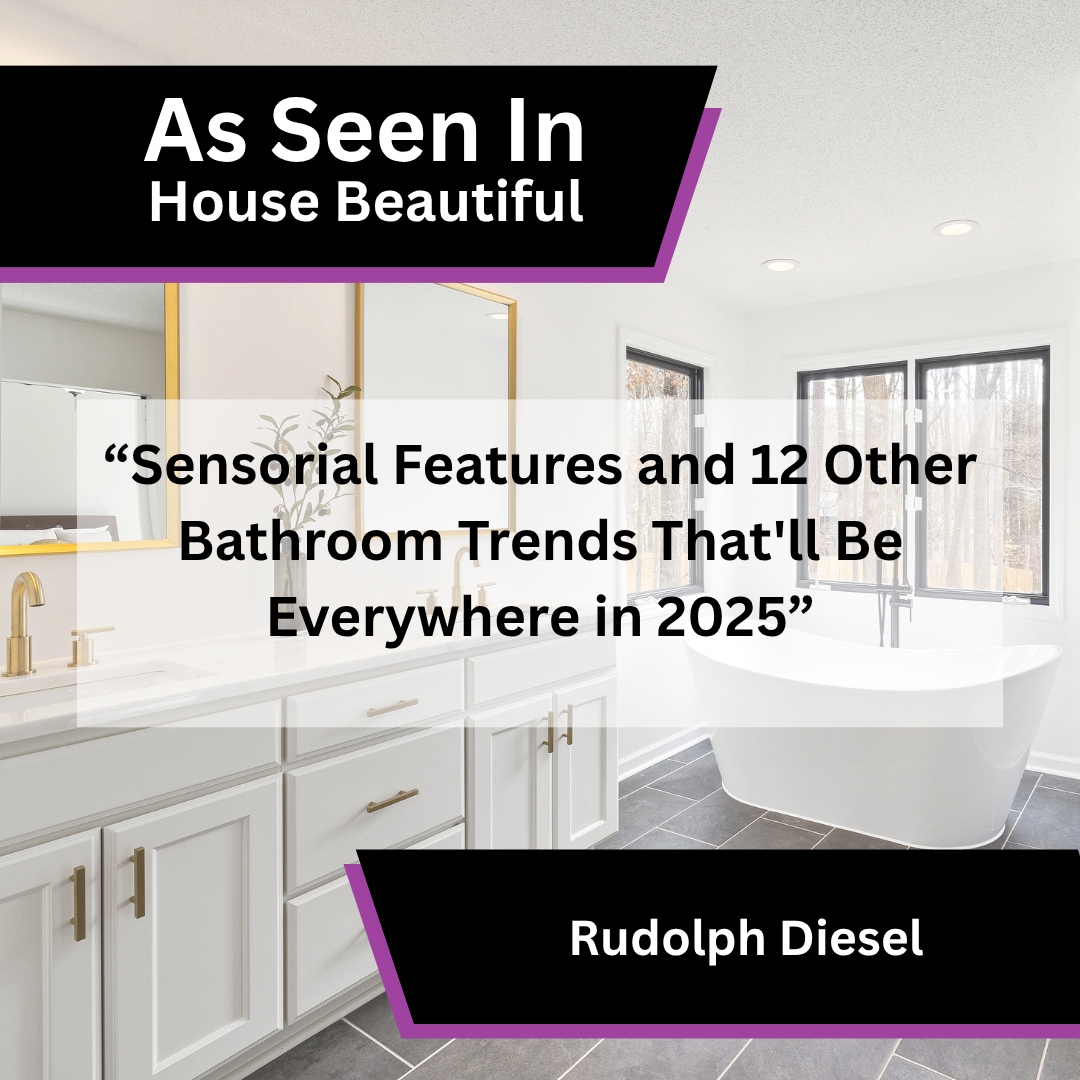 Rudolph Diesel in House Beautiful coverage on wallpaper trends for 2022