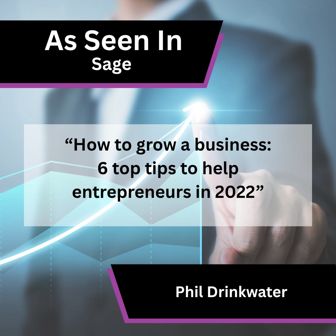 Phil Drinkwater business growth tips in Sage