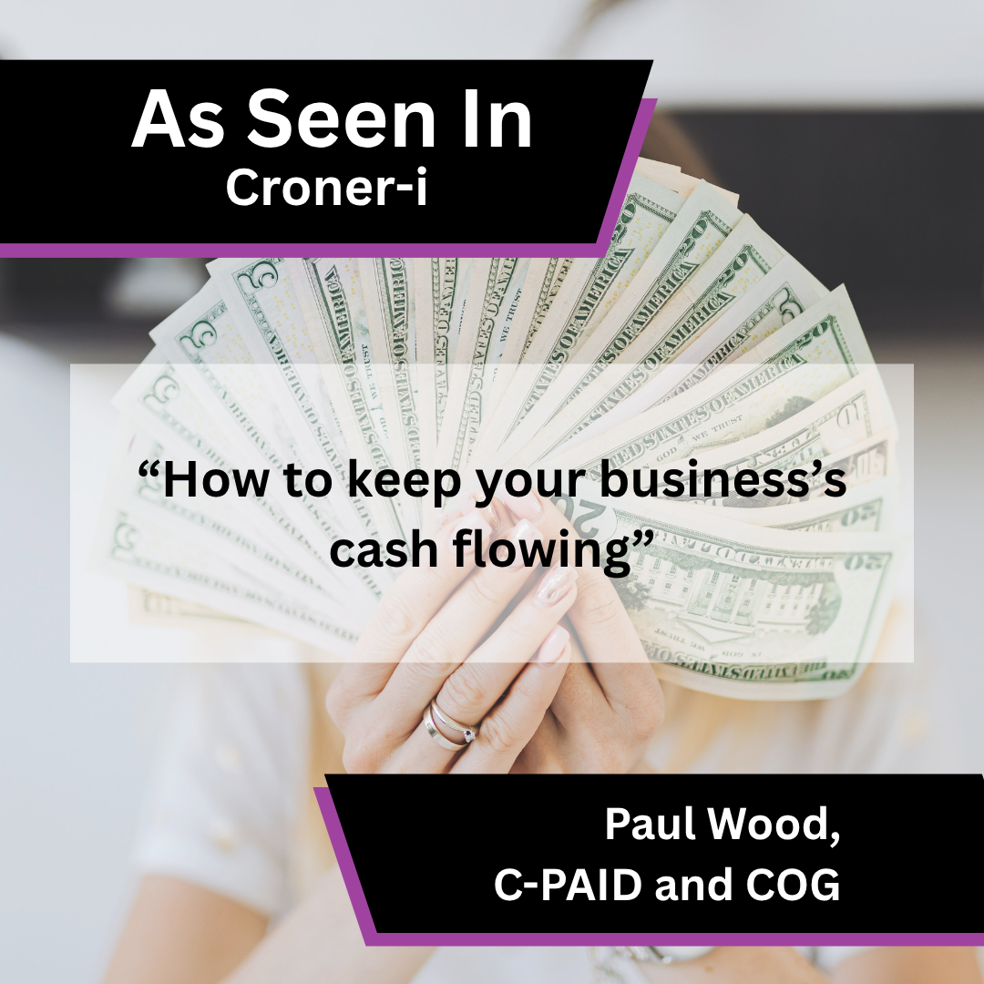 Paul Wood of C-PAID and COG on business cash flow advice in Croner-i