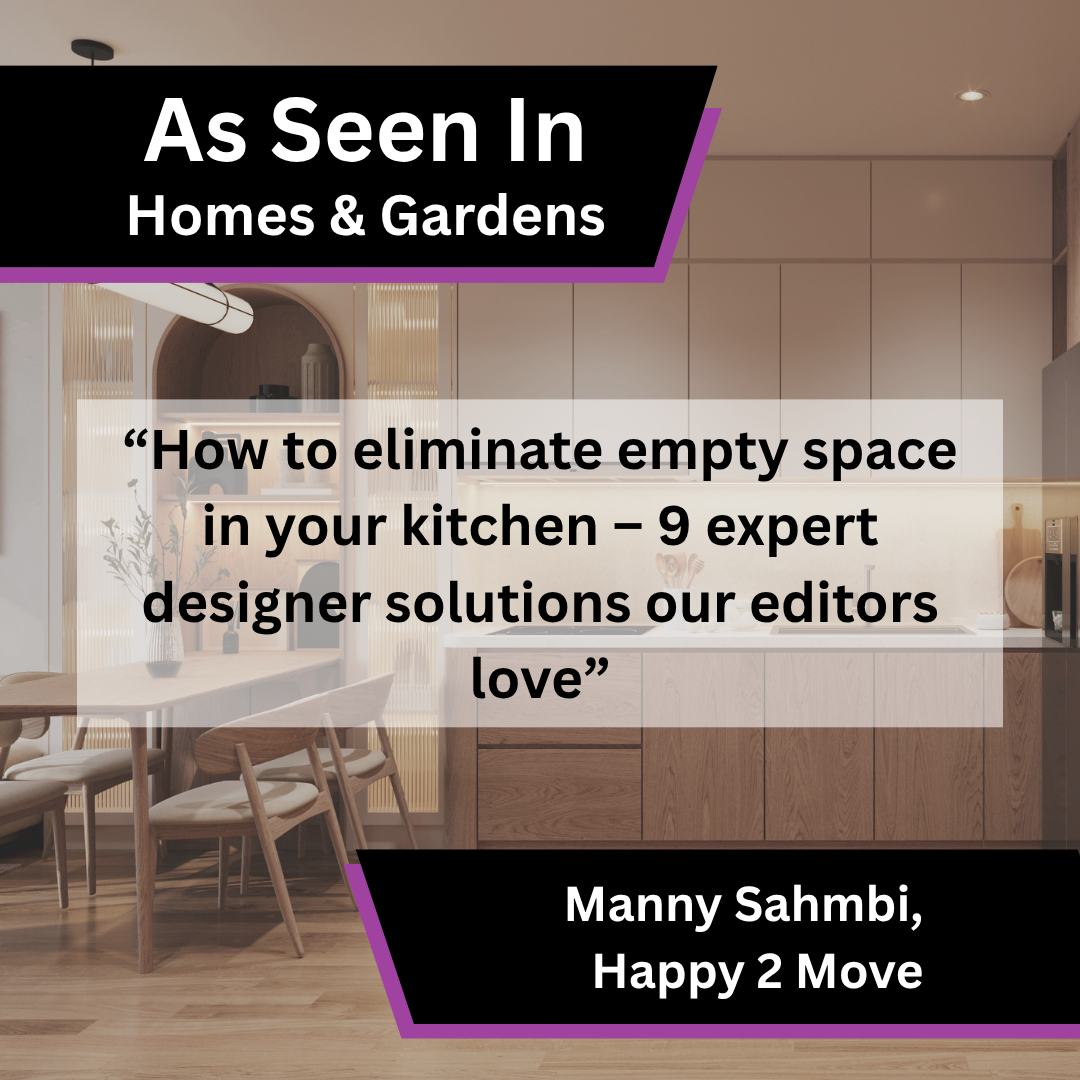 Manny Sahmbi of Happy 2 Move on eliminating empty kitchen space in Homes & Gardens