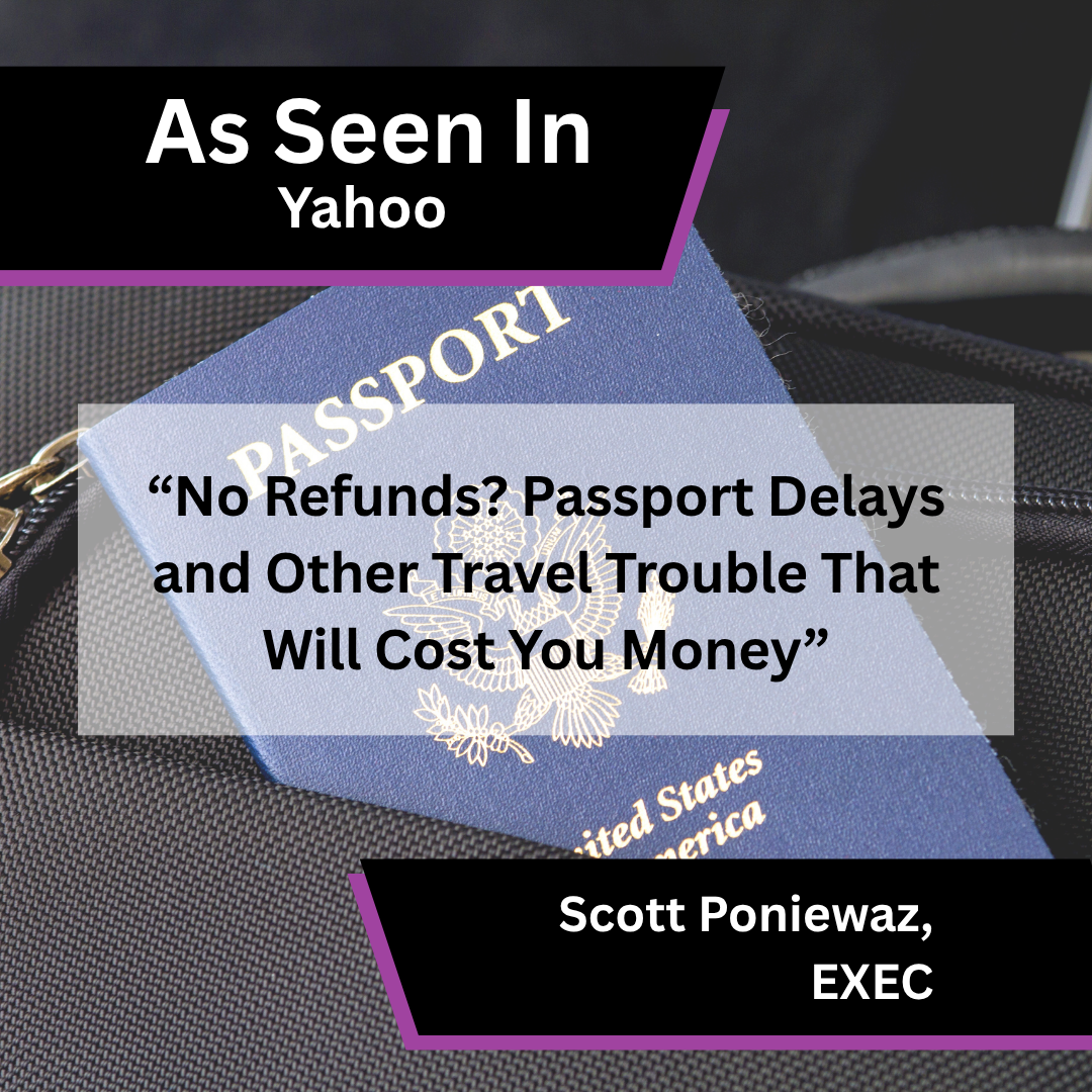 Scott Poniewaz of EXEC on costly travel problems in Yahoo