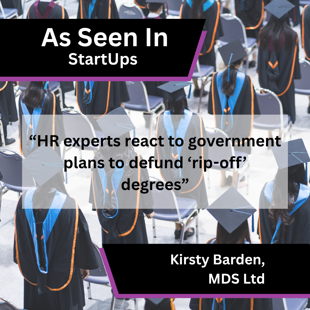 Kirsty Barden of MDS Ltd on degree requirements in StartUps