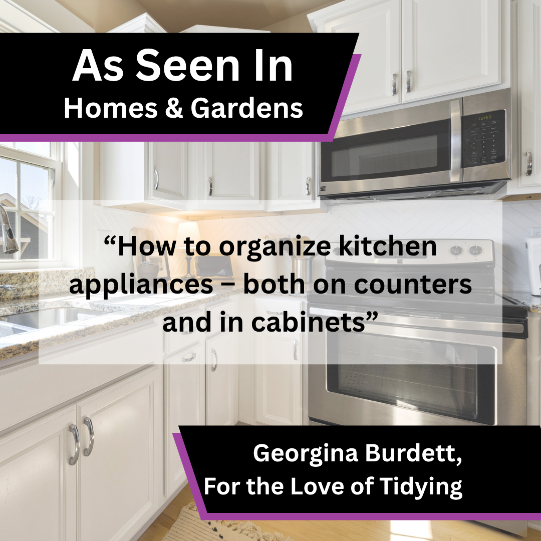 Georgina Burdett Shares Kitchen Appliance Organisation Advice in Homes &amp; Gardens