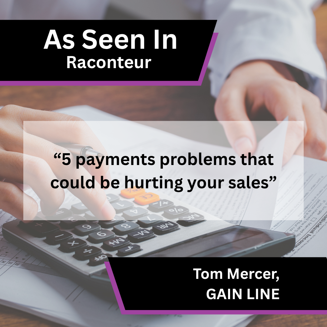Tom Mercer of GAIN LINE on preventing payment failure in Raconteur