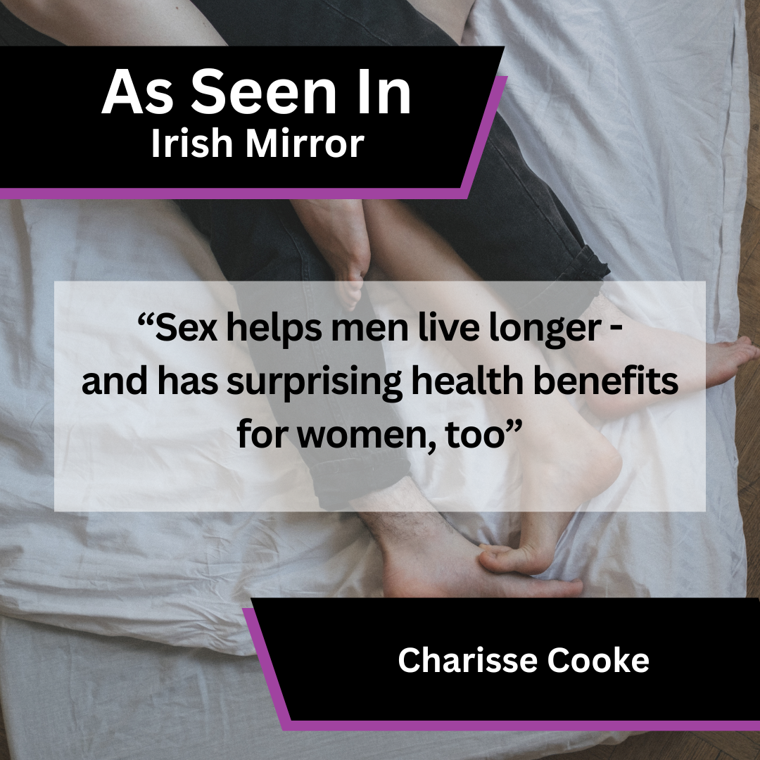 Charisse Cooke in Irish Mirror coverage on sex and longevity