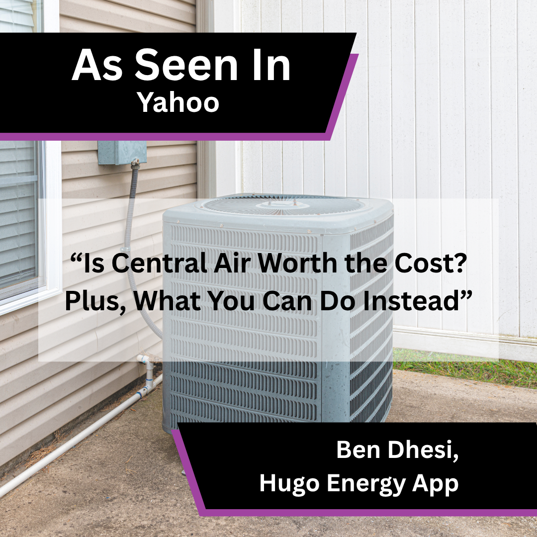 Hugo Energy App Shares Insight on Central Air Costs in Yahoo
