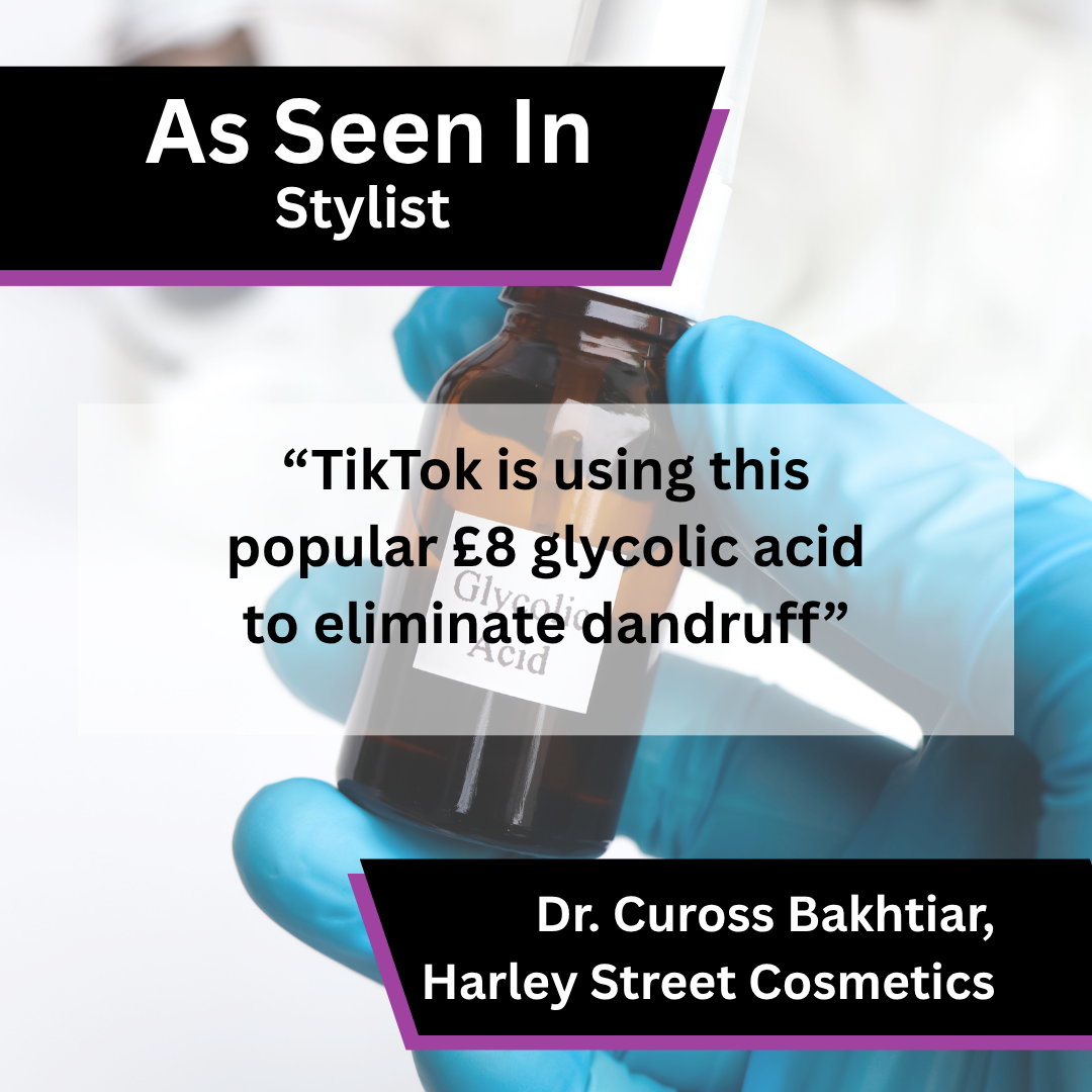 Harley Street Cosmetics Shares Advice on Glycolic Acid for Dandruff in Stylist