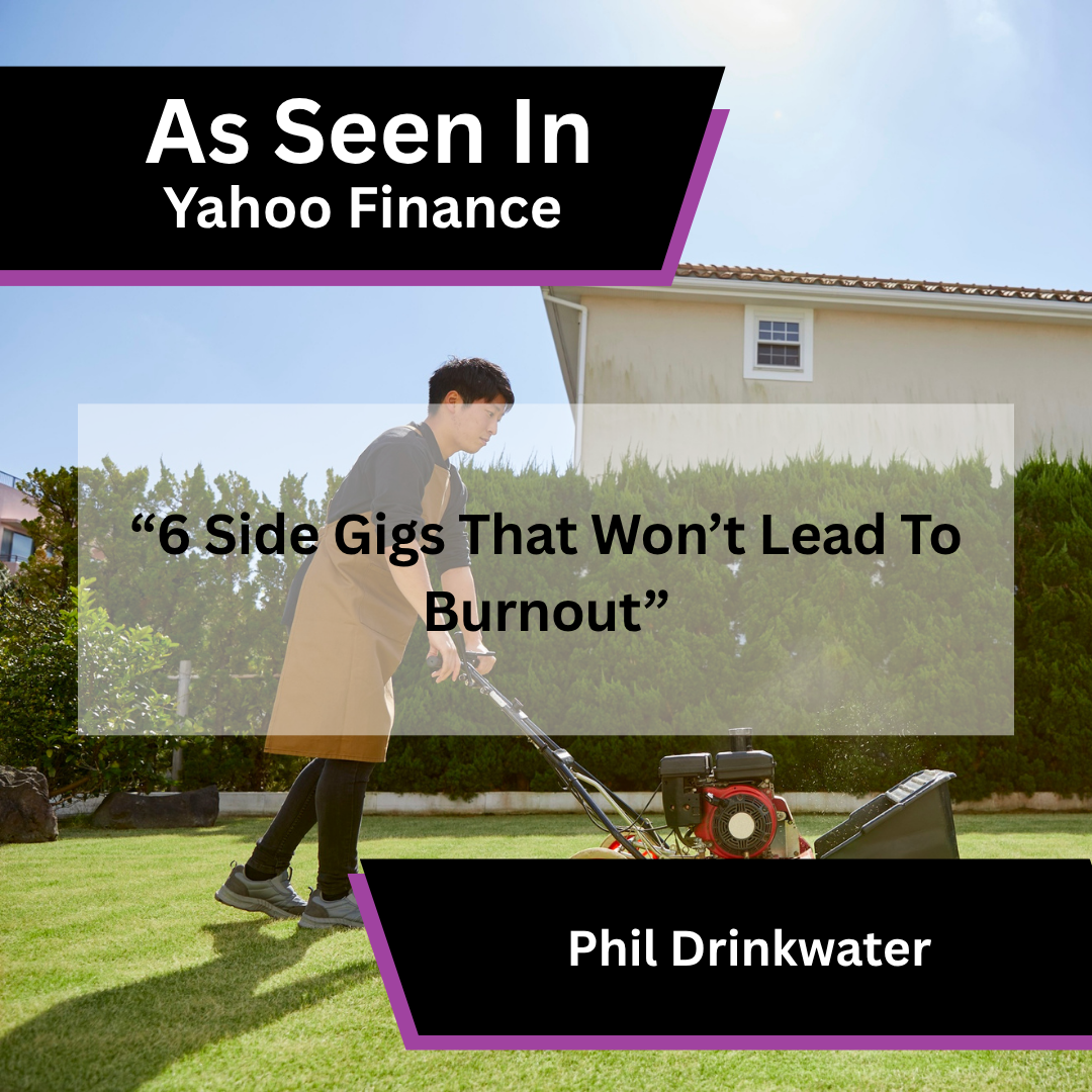 Phil Drinkwater on side gigs and burnout in Yahoo Finance