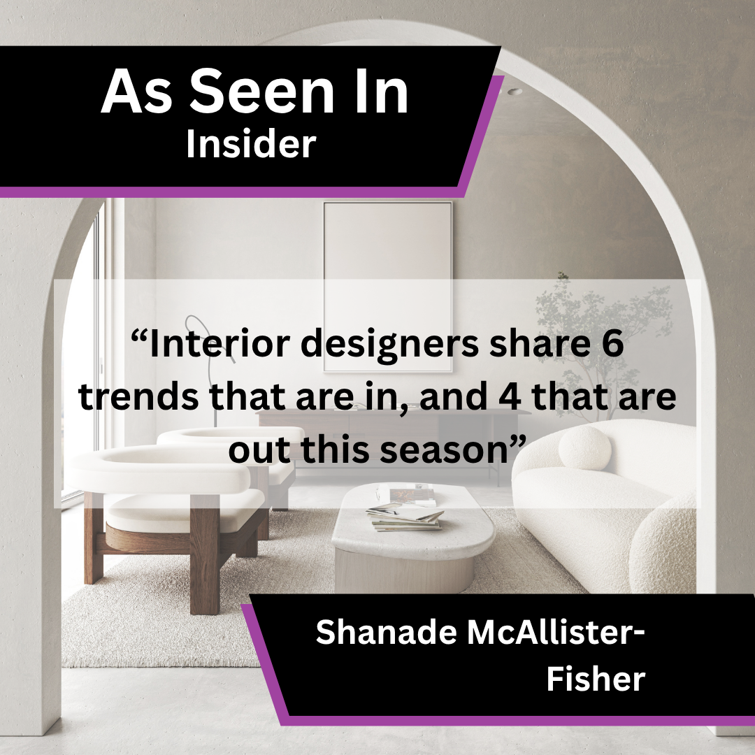 Shanade McAllister-Fisher on spring interior design trends in Insider