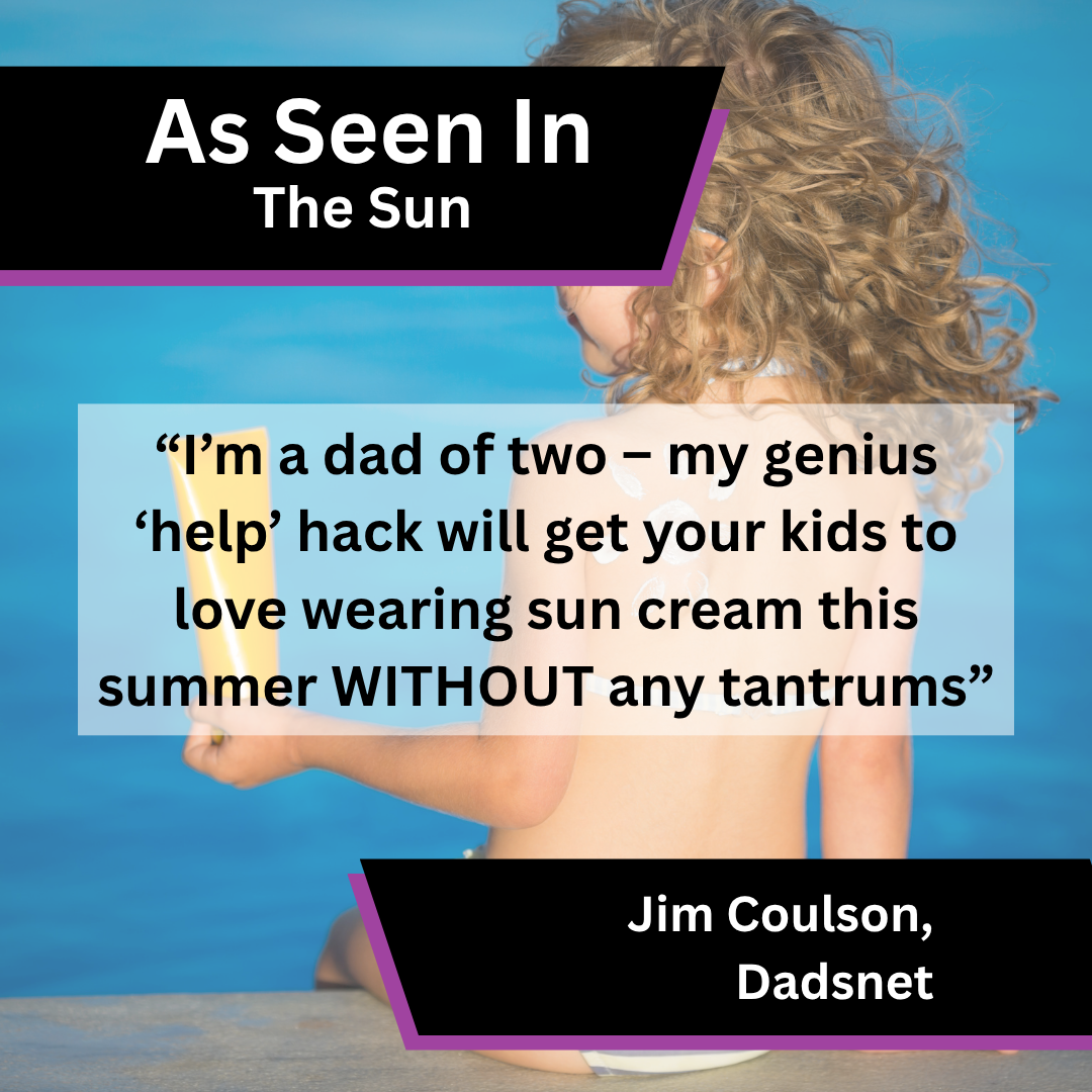 Jim Coulson of Dadsnet on children's suncream advice in The Sun