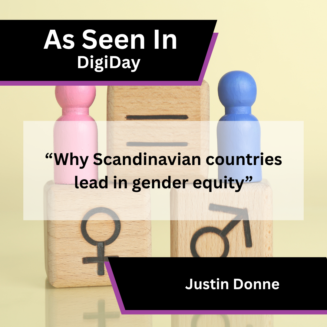 Justin Donne on gender equity in DigiDay