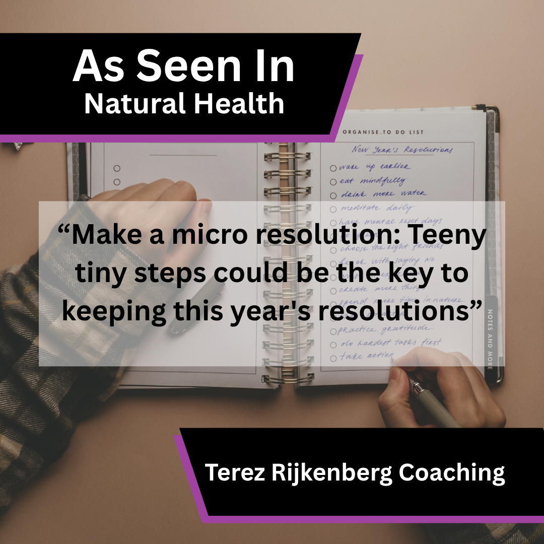 Terez Rijkenberg Coaching coverage in Natural Health