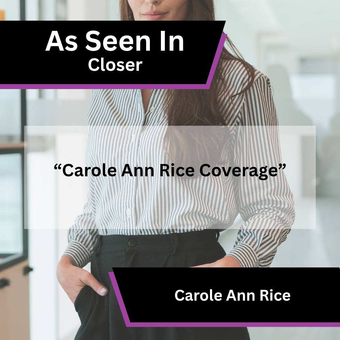Carole Ann Rice coverage in Closer