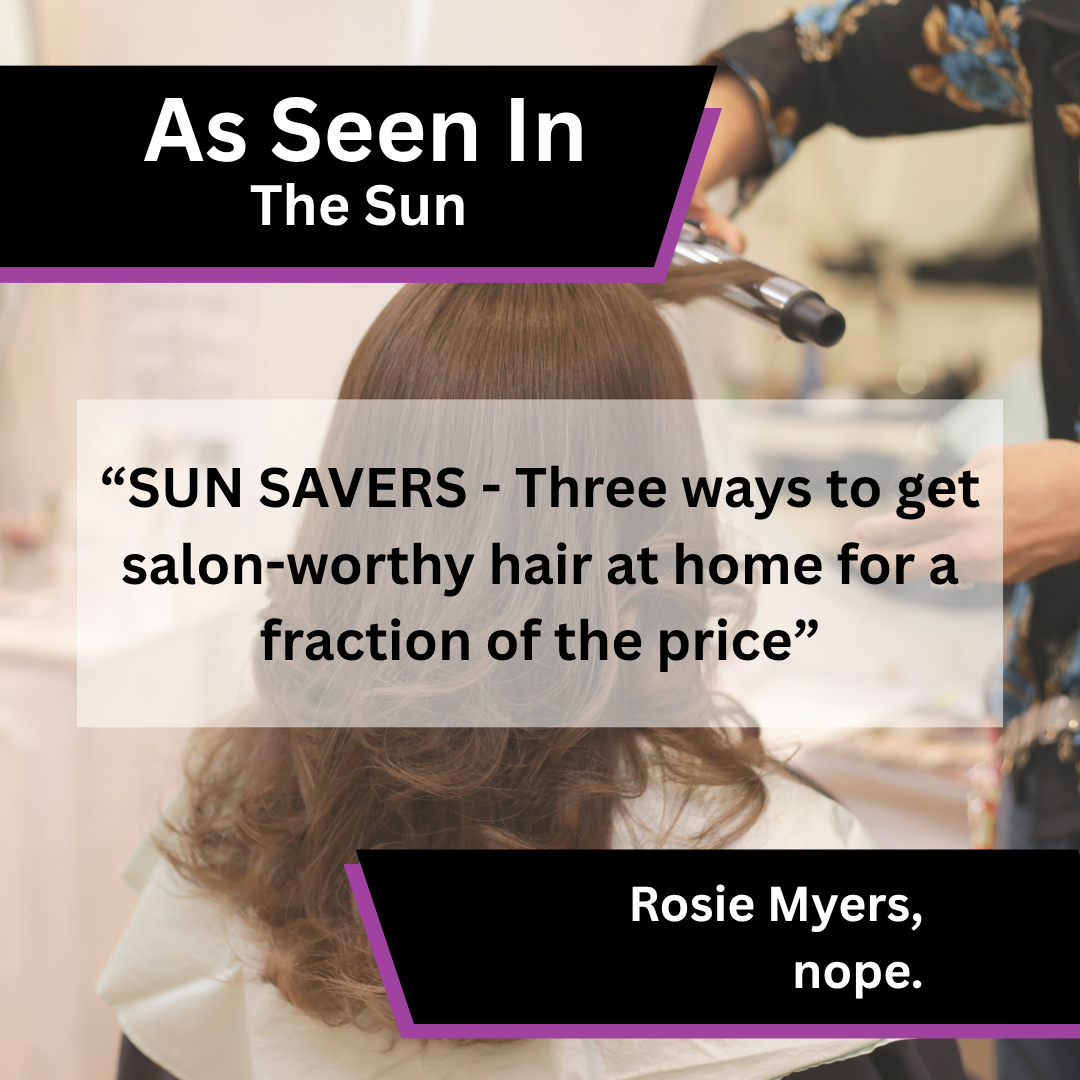Rosie Myers on salon blow-dry savings in The Sun