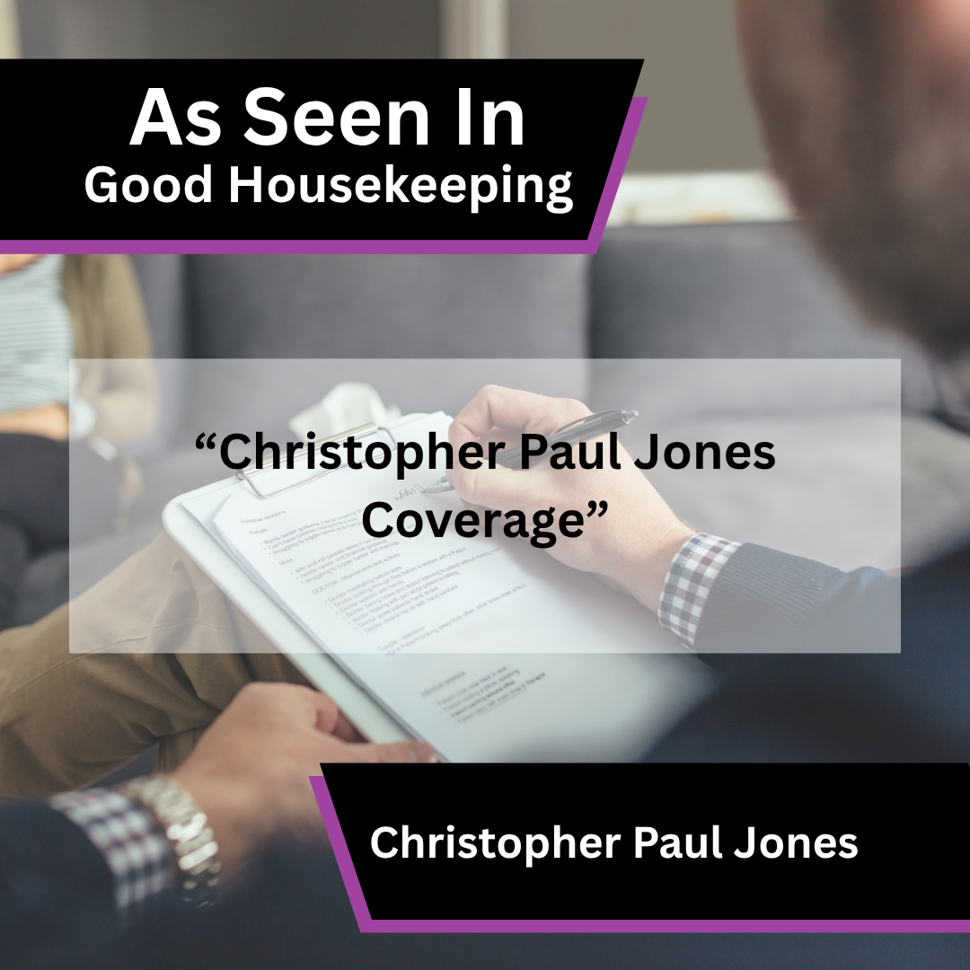 Christopher Paul Jones coverage in Good Housekeeping