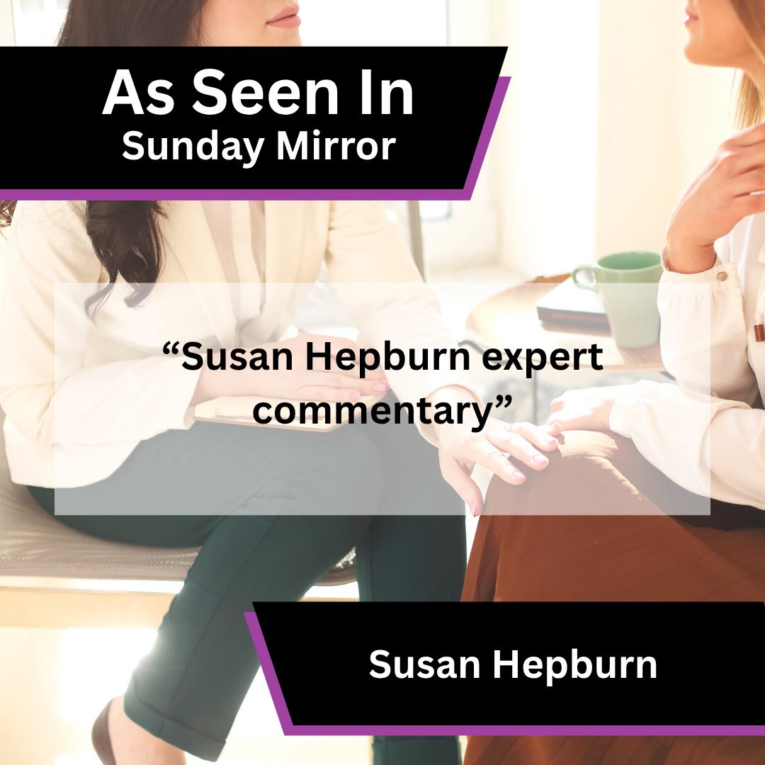 Susan Hepburn coverage in Sunday Mirror