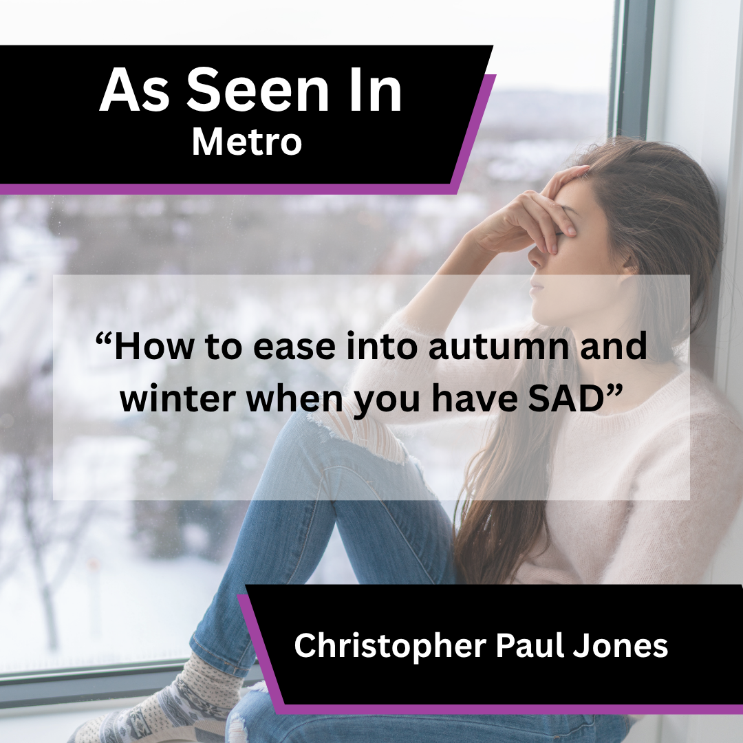 Christopher Paul Jones on seasonal affective disorder advice in Metro