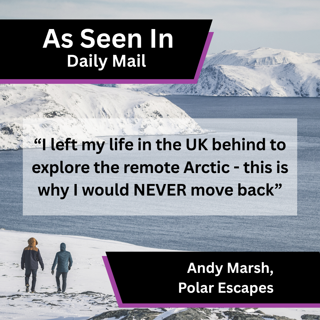Polar Escapes media coverage in Daily Mail about Bitten by the Polar Bug The Man Who Quit Everything to Explore