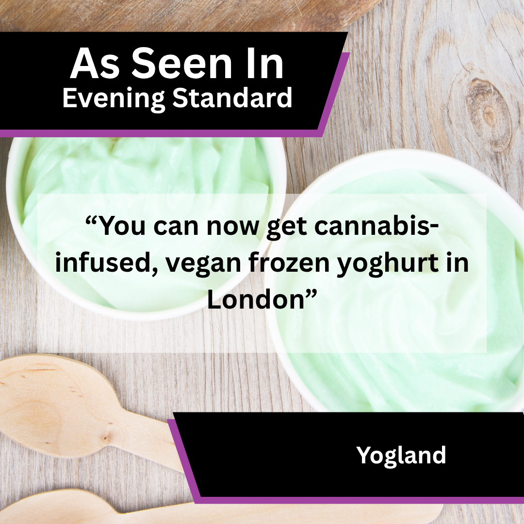 Yogland media coverage in Evening Standard about you can now get cannabis infused vegan frozen yoghurt in London