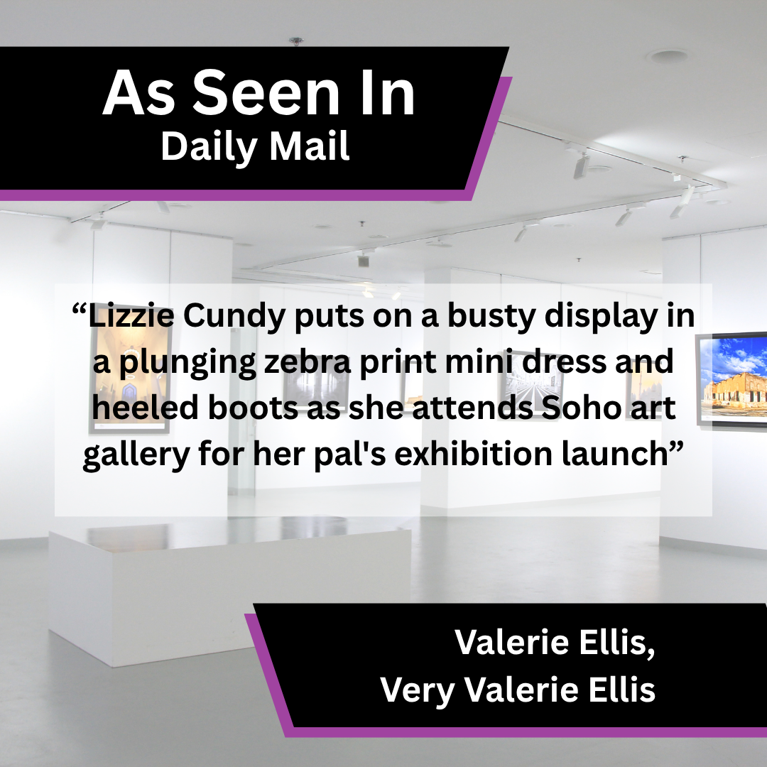 Very Valerie Ellis media coverage in Daily Mail about Lizzie Cundy at Soho