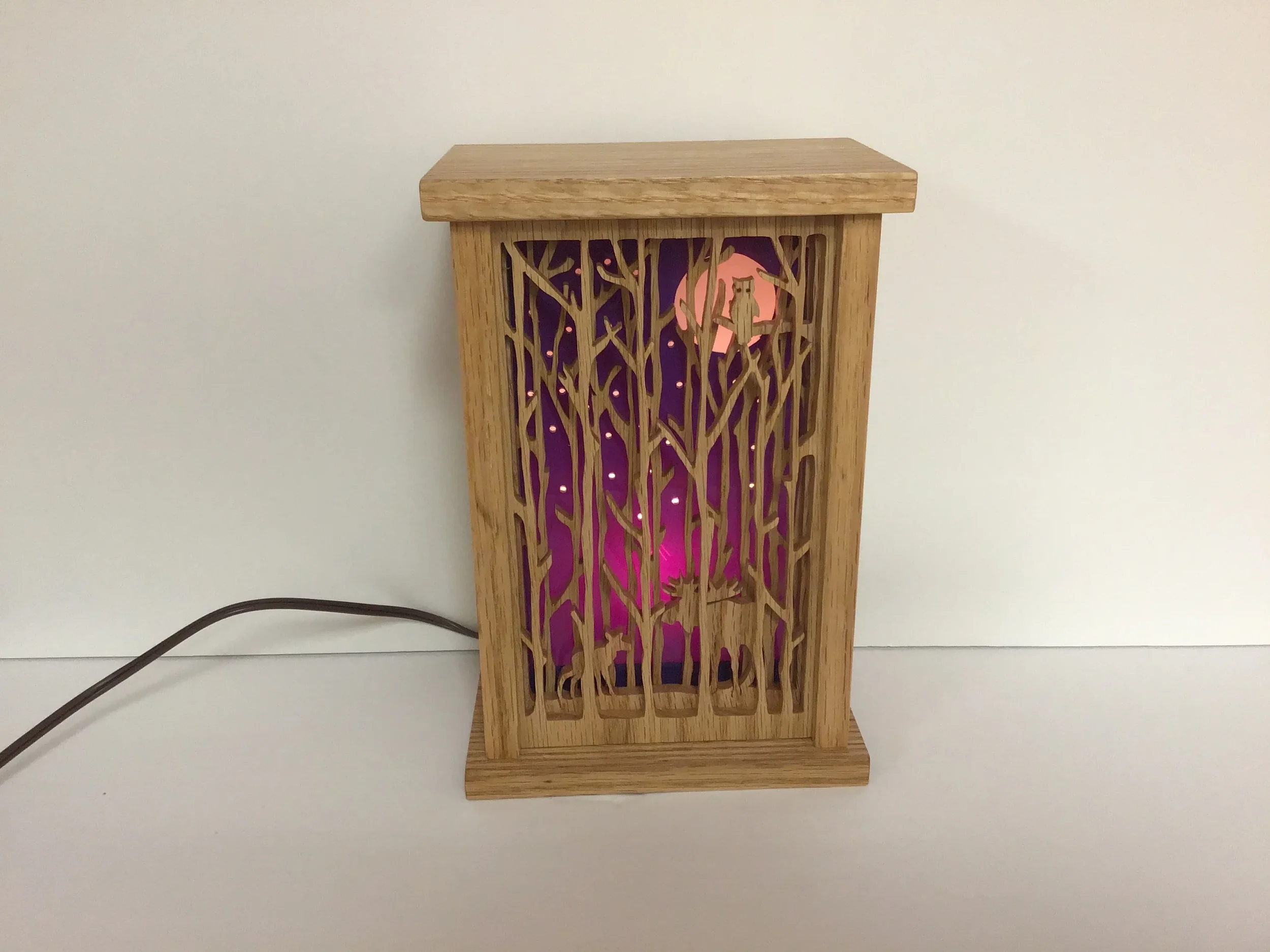 Oak Moose & Calf Night Light.webp