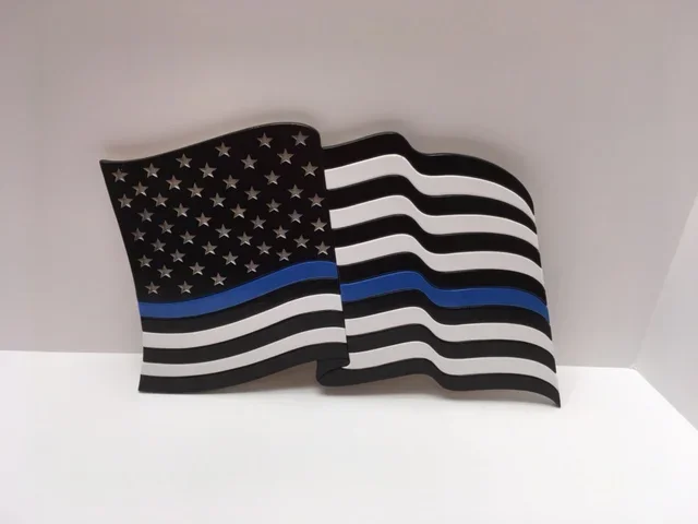 Back the Blue Segmented Flag