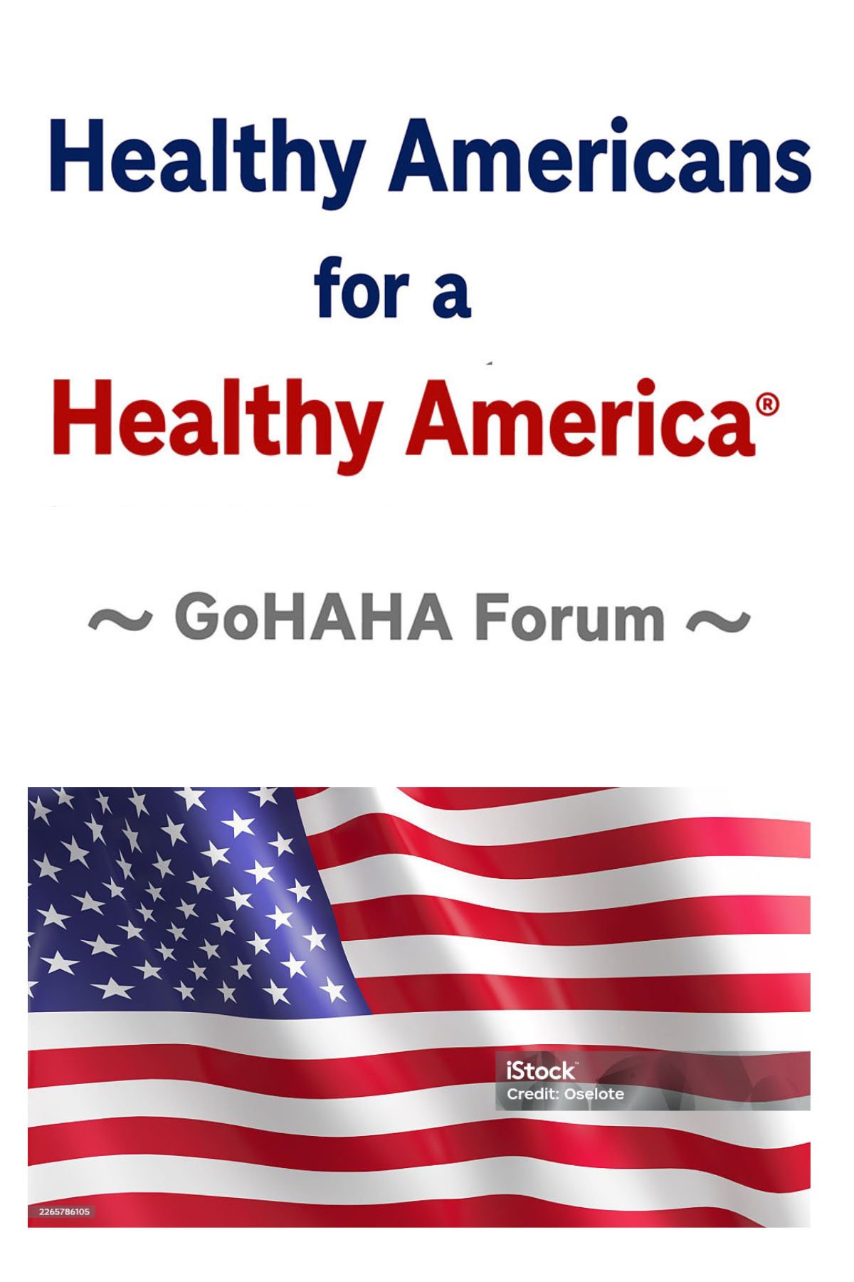 "Healthy Americans for a Healthy America"  is elevating the lives of all Americans.