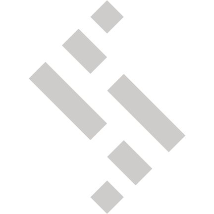 A geometric black and white pattern with interwoven rectangles and squares.