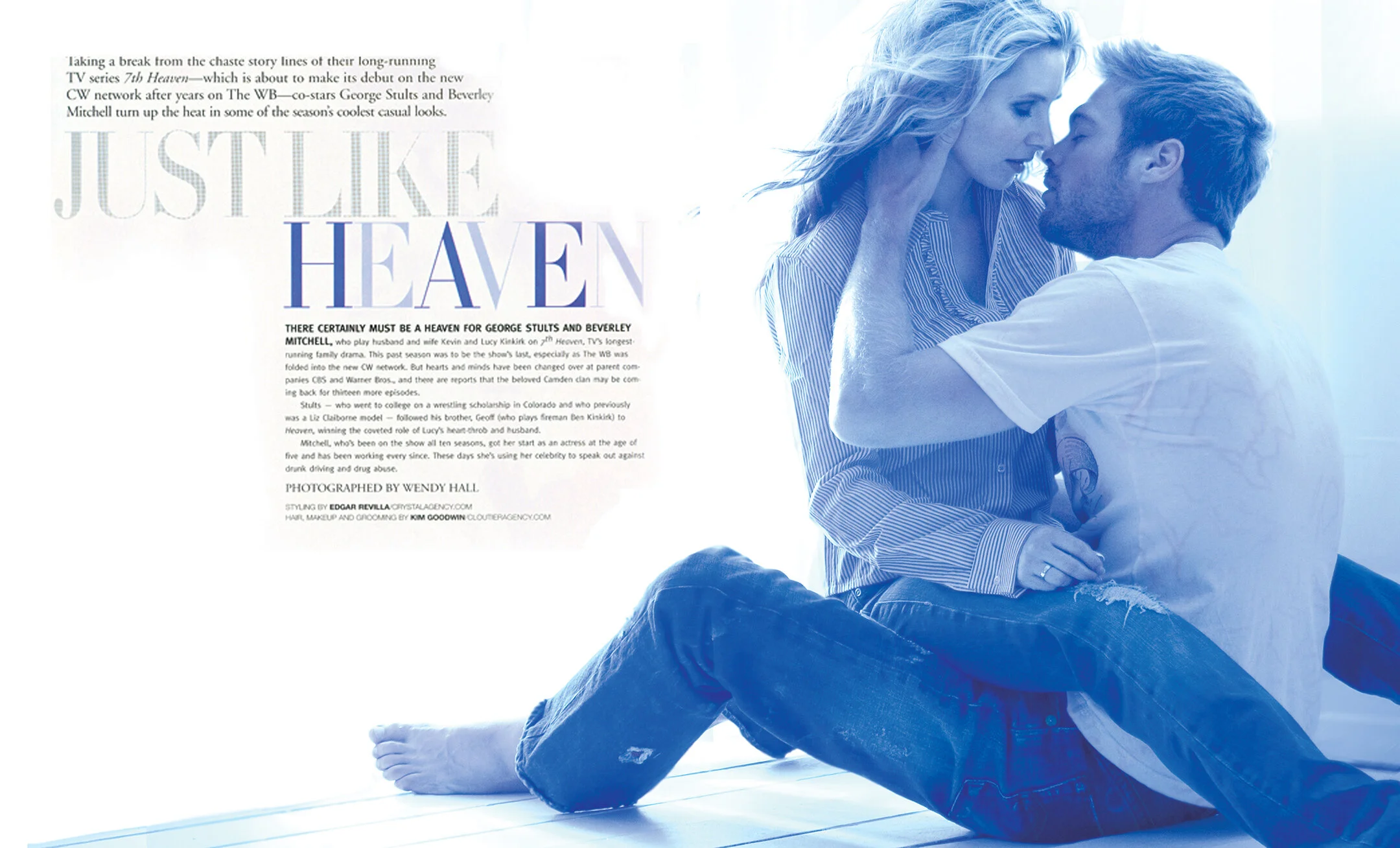 CALABASAS MAGAZINE EDITORIAL FEATURE WITH BEVERLY MITCHELL AND GEORGE STULTS