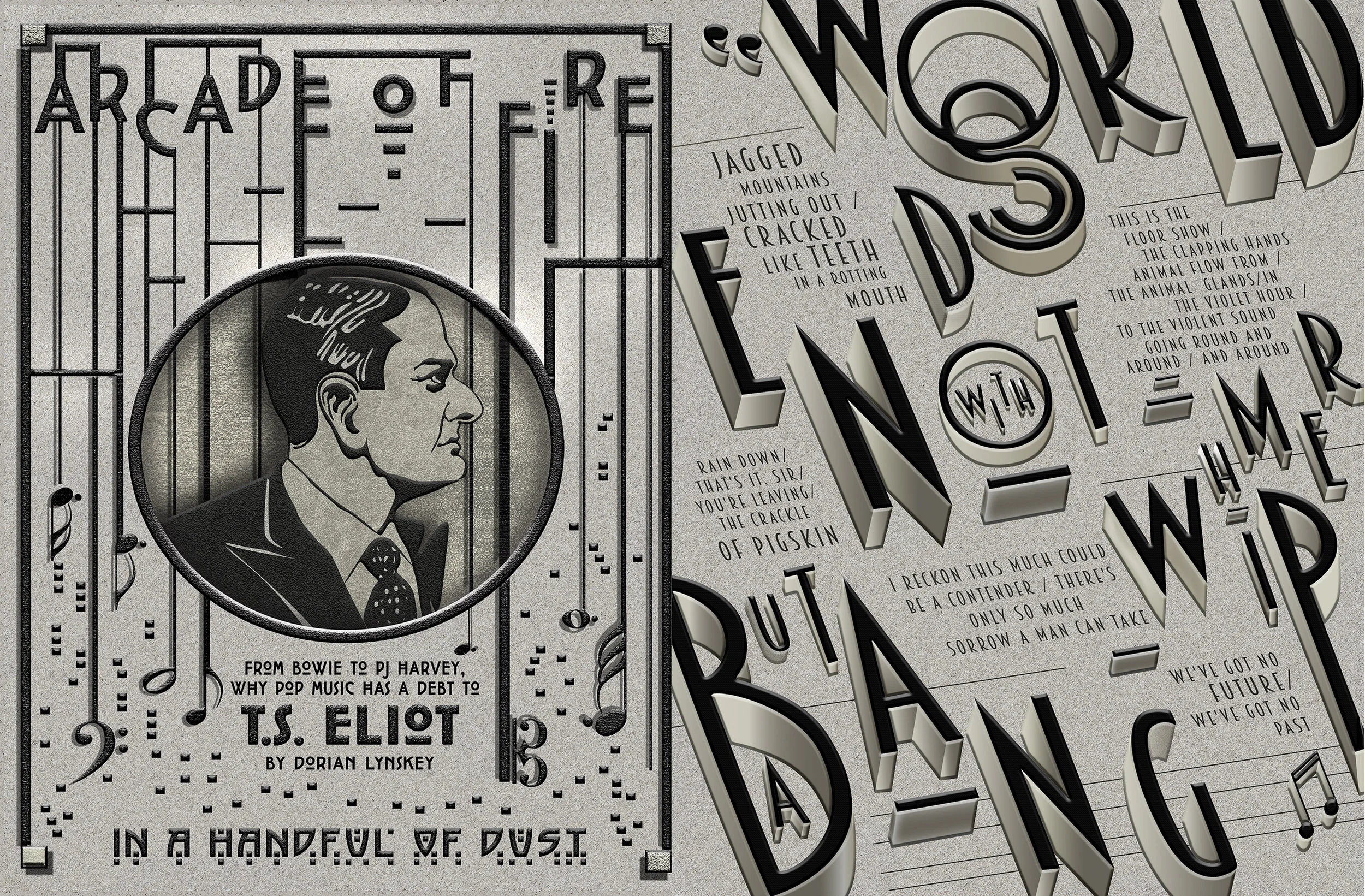 TYPOGRAPHIC DESIGN AND ILLUSTRATION FOR ARTICLE FOR GUARDIAN UK