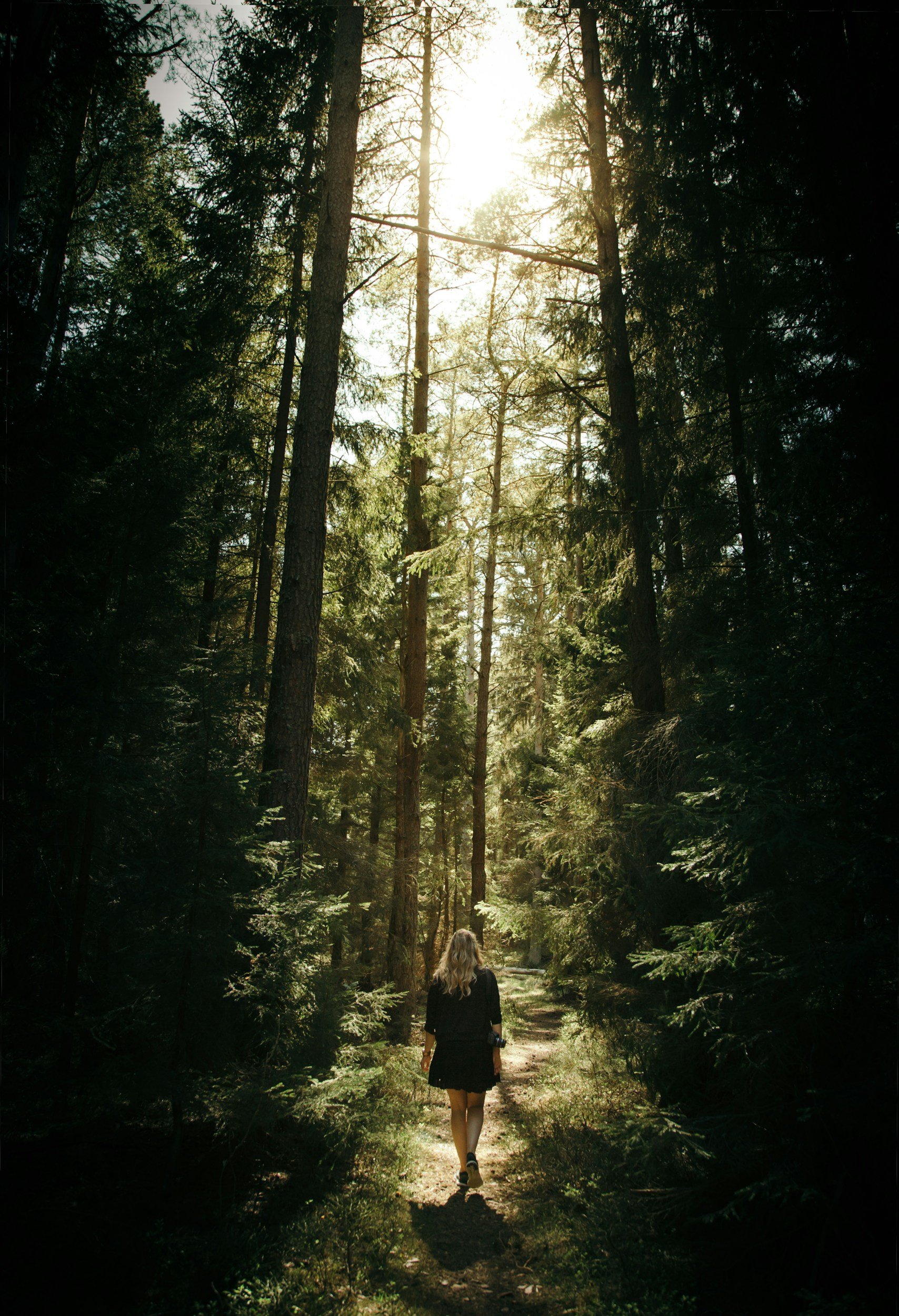 A woman walking on a path after receiving fertility counseling with Keri Sipek, LMFT, PMH-C in Phoenix, Scottsdale, Gilbert, Tucson, and Arizona.