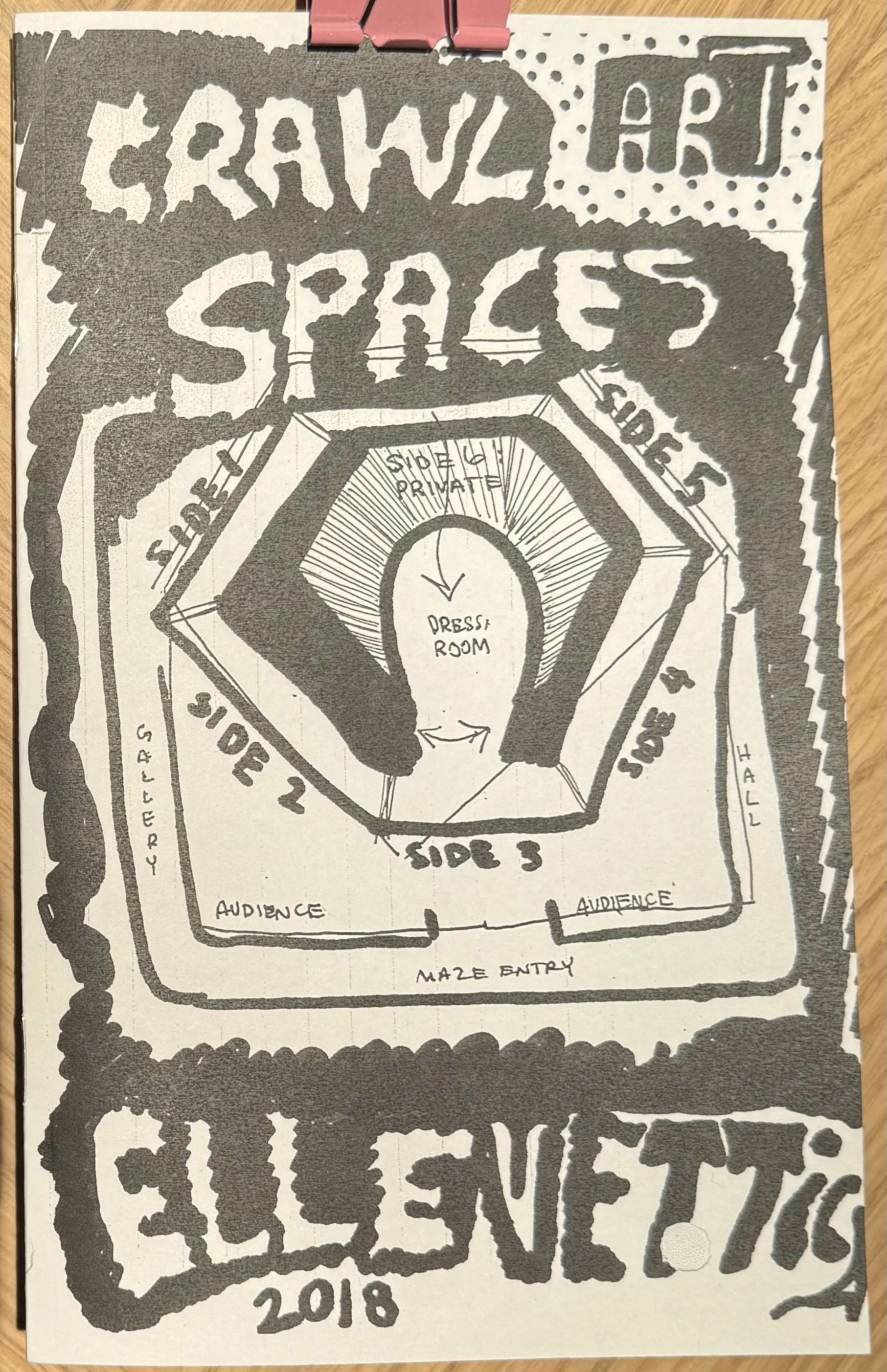 Crawl Spaces (Handrawn zine, 2018)