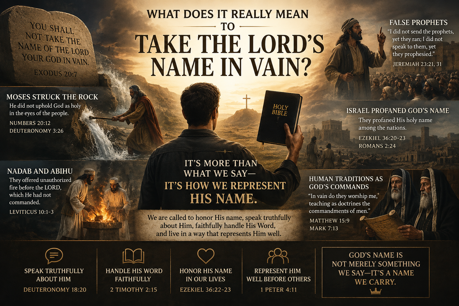 What Does It Really Mean to Take the Lord’s Name in Vain?