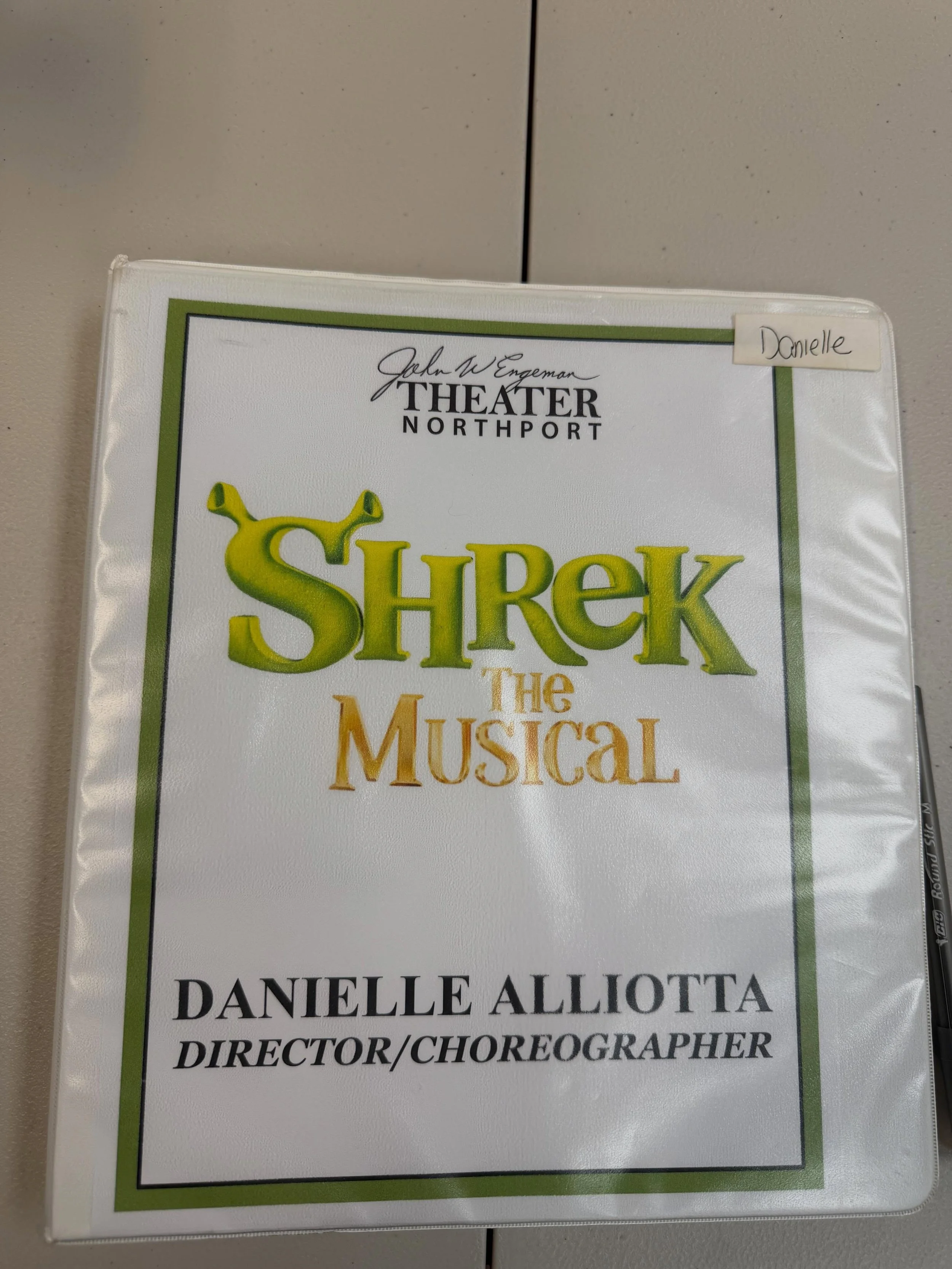 So excited to be back at the Engeman directing and choreographing Shrek for the Children&rsquo;s Theater 💚🧅