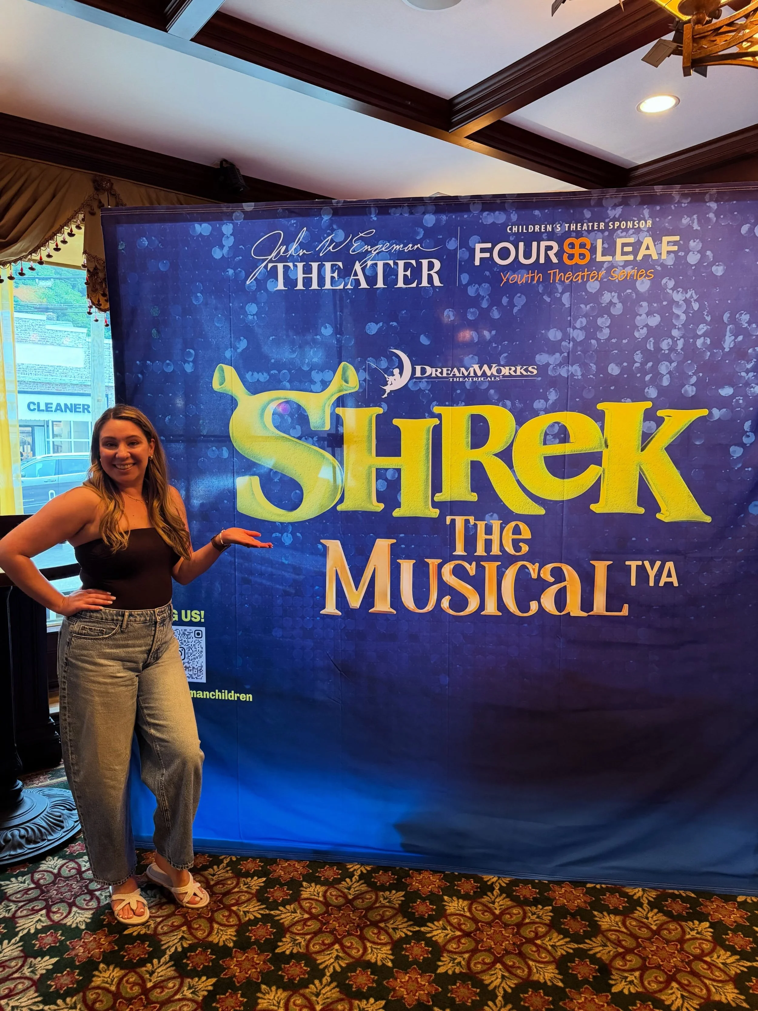 Shrek is open! Had so much fun directing and choreographing this production. Grateful for this awesome team, designers and cast. 🧅💚🌻✨