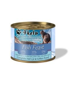Akela Wet Cat Food Fish Feast