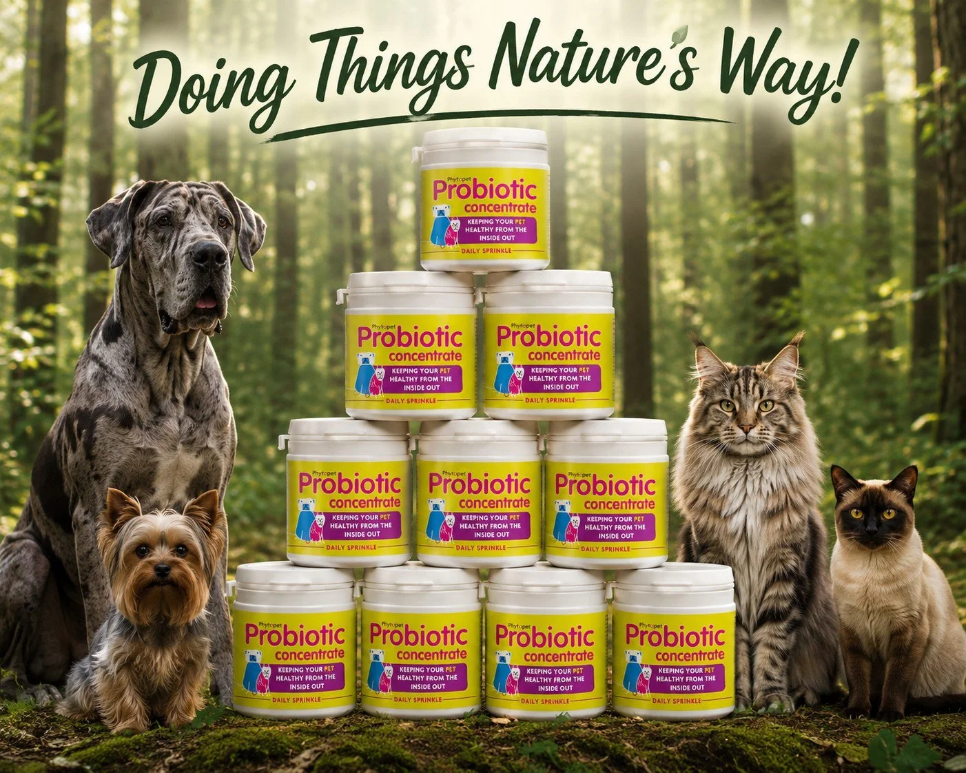 🐶🐱 Did you know that probiotics can play an important role in your pet's health?

Probiotics are beneficial bacteria that help support a healthy digestive system, improve nutrient absorption, and can even contribute to a stronger immune system. The