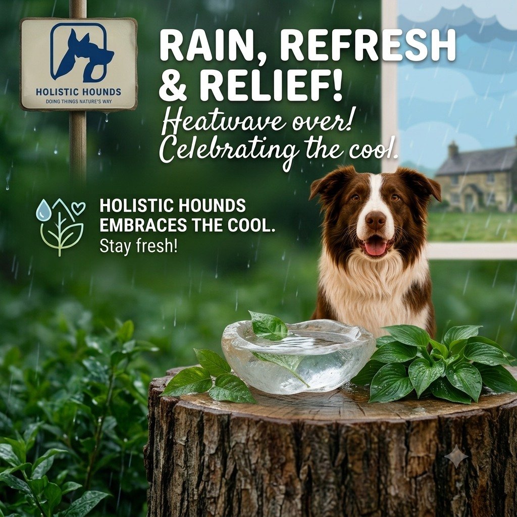 Phew, we made it! 🌬️ 

The heatwave is officially over and we couldn&rsquo;t be happier. 🥳 

There is nothing better than that first breath of cool air, the sound of rain, and watching our furry best friends finally get their zoomies back without o