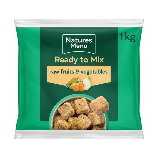 🌿 NEW IN: Nature&rsquo;s Menu Raw to Mix Fruit &amp; Veg Nuggets (1kg) 🐶

Give your dog&rsquo;s raw meals an easy nutritional boost with these convenient Fruit &amp; Veg Nuggets from Nature&rsquo;s Menu. Packed with a natural blend of fruit and veg
