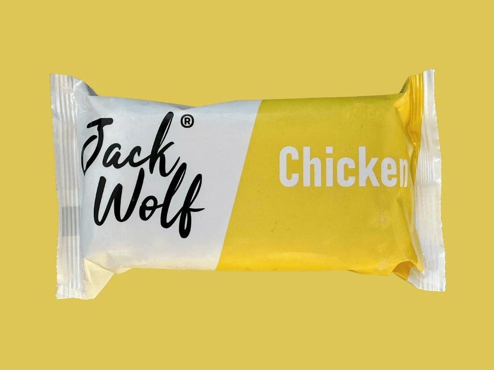🐺 Looking for a simple, nutritious raw meal your dog will love?

Jack Wolf Chicken 500g is one of those recipes that's hard to beat. Made with British chicken, wholesome vegetables and salmon oil, it's a complete, balanced raw meal that's ideal whet