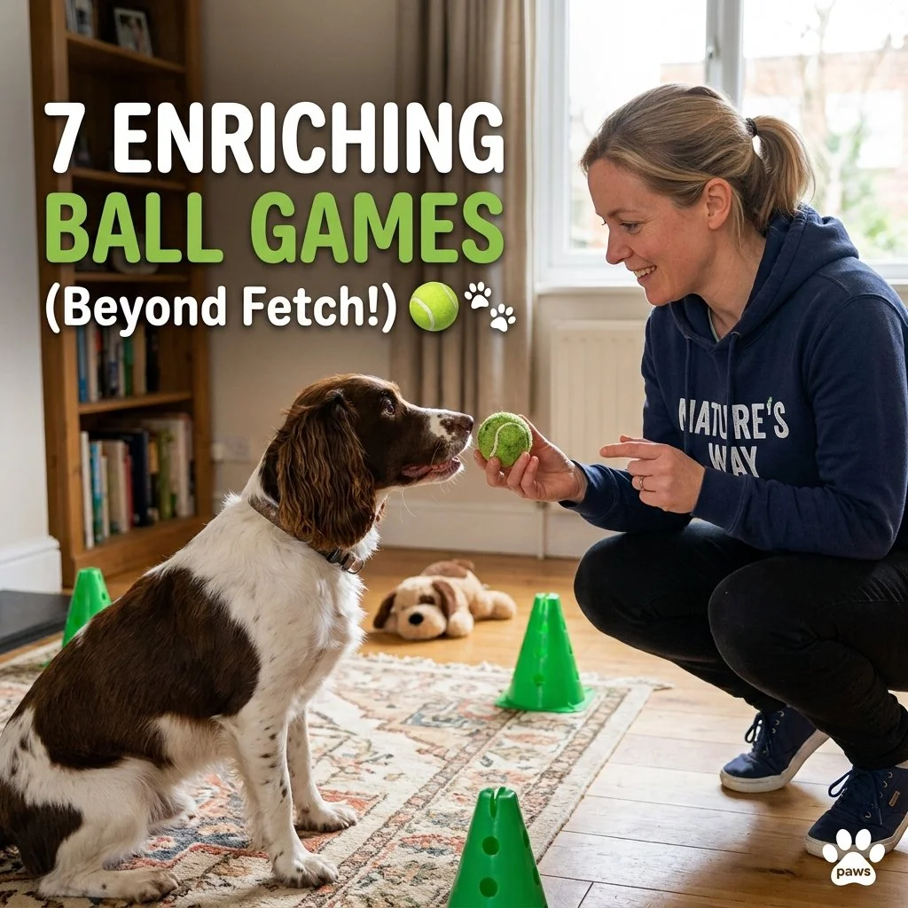 🎾🐾 Think a ball is only for fetch? Think again!

If your dog loves a ball but you&rsquo;re looking for something a little more enriching than throwing it over and over, try some of these games instead. They can also be a gentler option for joints t