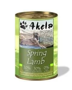 🐑 Akela Wet Spring Lamb

A premium, single-protein wet food made with 70% freshly prepared lamb, including heart, meat, lung, liver and tripe.

This grain-free recipe is complete and balanced for adult working dogs, while also making a tasty topper 