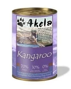 🦘 Akela Wet Kangaroo

A premium wet food made with 70% freshly prepared kangaroo, offering a lean and novel protein for dogs who enjoy something a little different.

This grain-free recipe is complete and balanced for adult working dogs, while also 