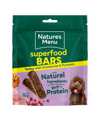 Nature’s Menu Air Dried Turkey Superfood Bars